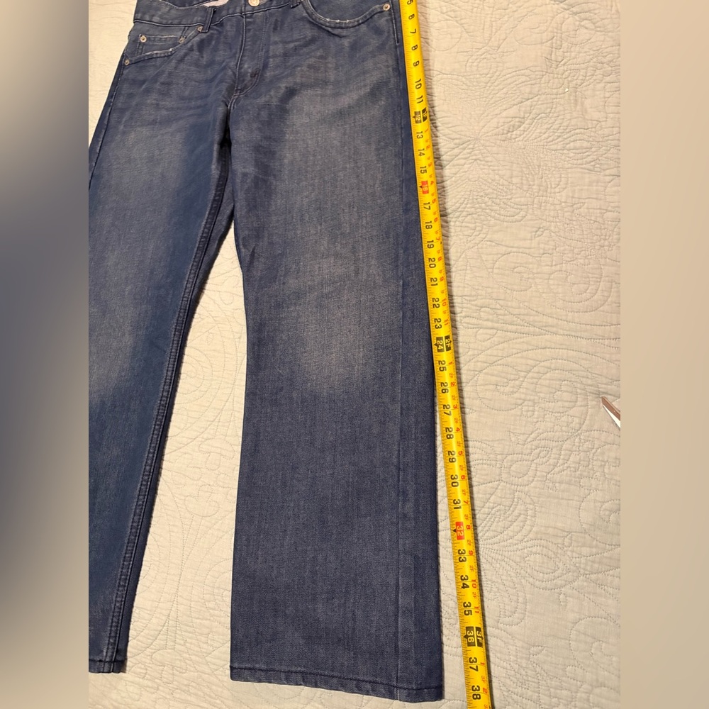 Levi's 514  new Dark Blue Straight Jeans size 14 or 33 /28 - Picture 3 of 10